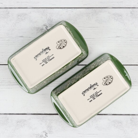 Temp-Tations Floral Lace 12 oz Ramekins with Cover & Metal Holder - Set of Two - Picture 10 of 13